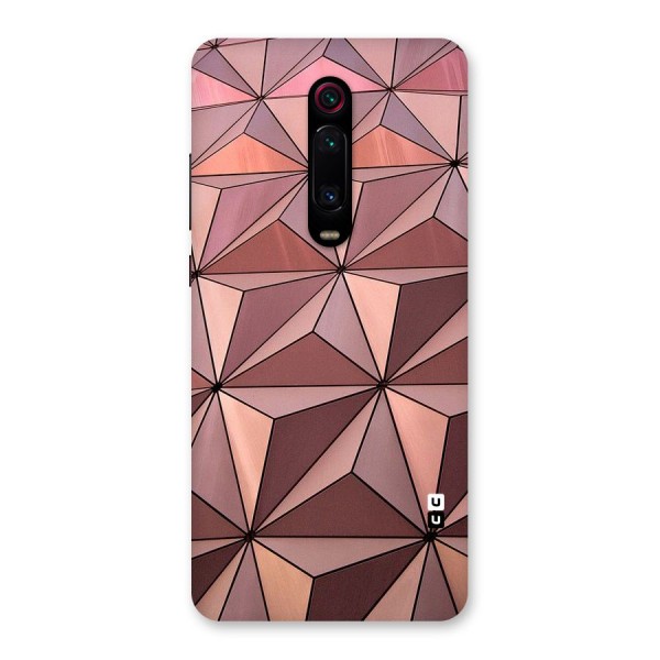 Rosegold Abstract Shapes Back Case for Redmi K20 Pro