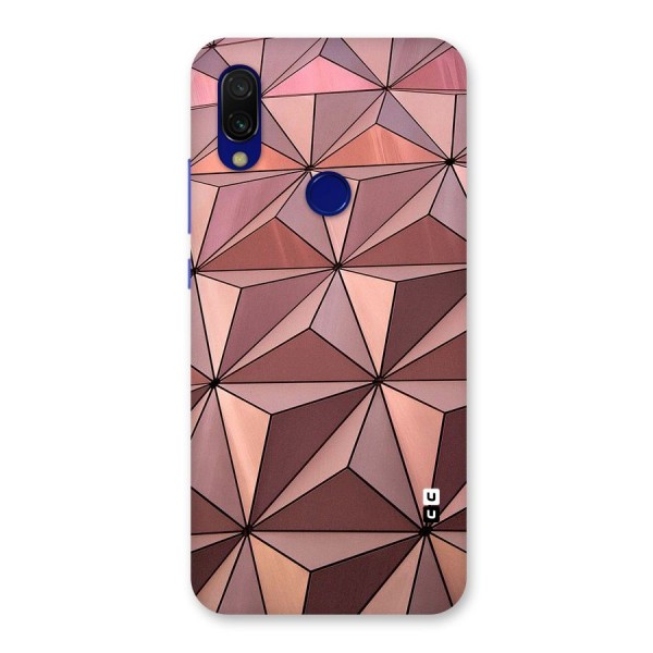 Rosegold Abstract Shapes Back Case for Redmi Y3