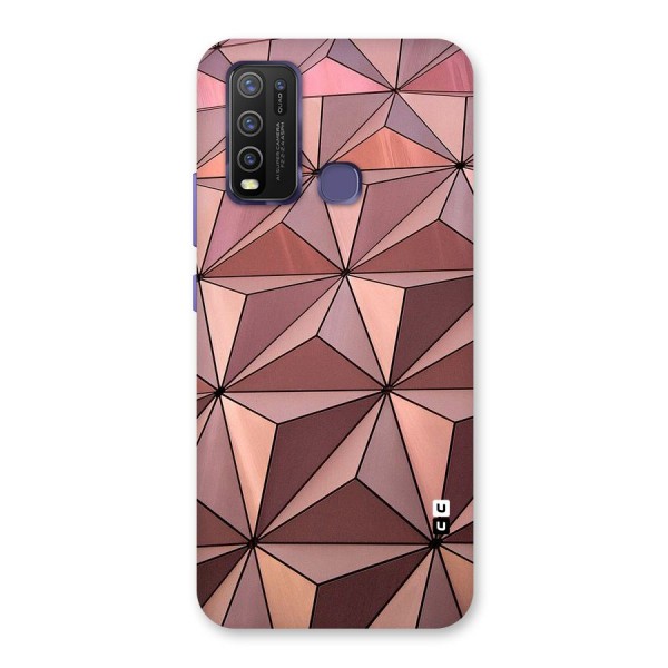 Rosegold Abstract Shapes Back Case for Vivo Y50