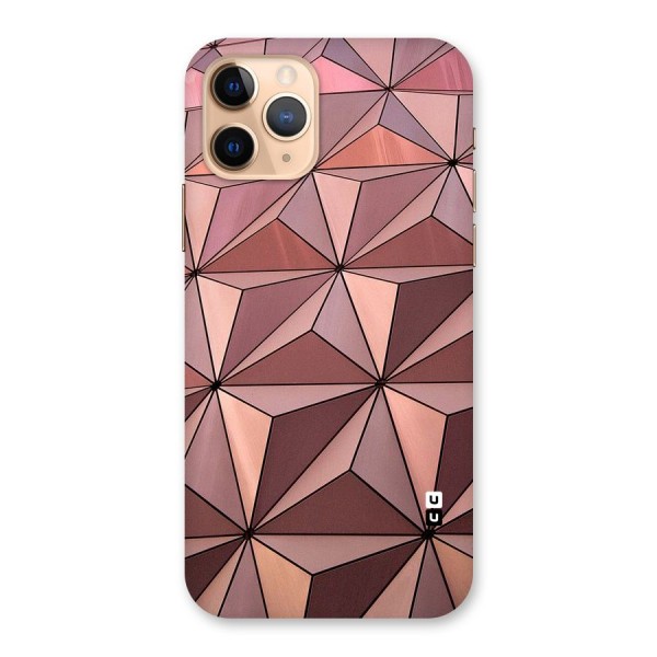 Rosegold Abstract Shapes Back Case for iPhone 11 Pro