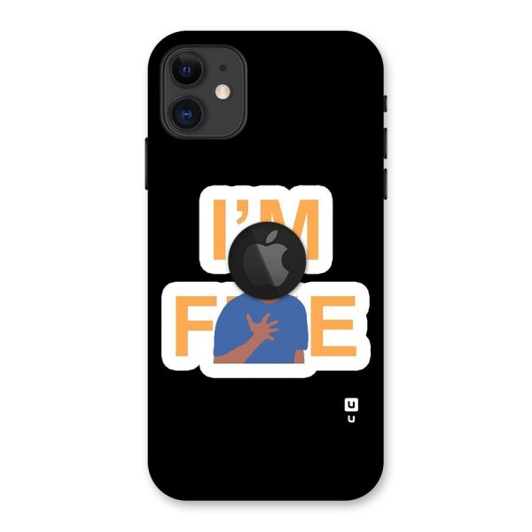 Ross is Fine Back Case for iPhone 11 Logo Cut