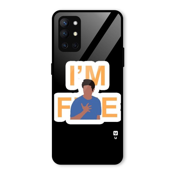 Ross is Fine Glass Back Case for OnePlus 9R