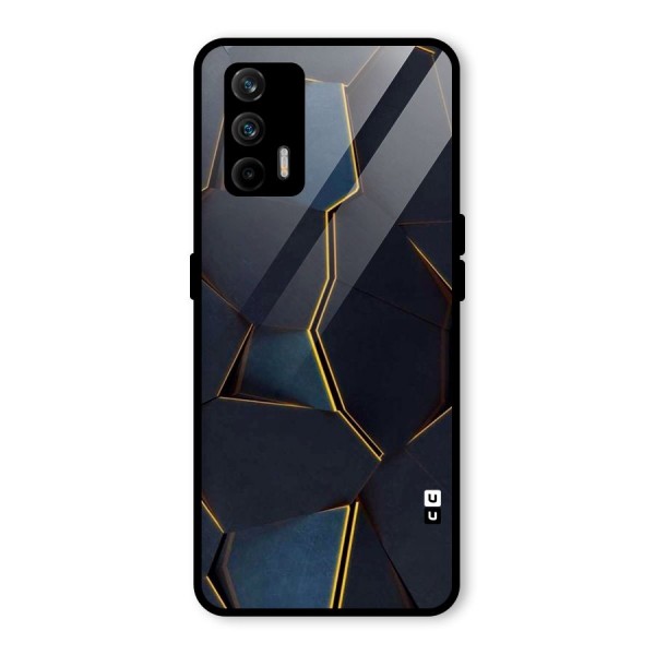 Royal Abstract Glass Back Case for Realme X7 Max