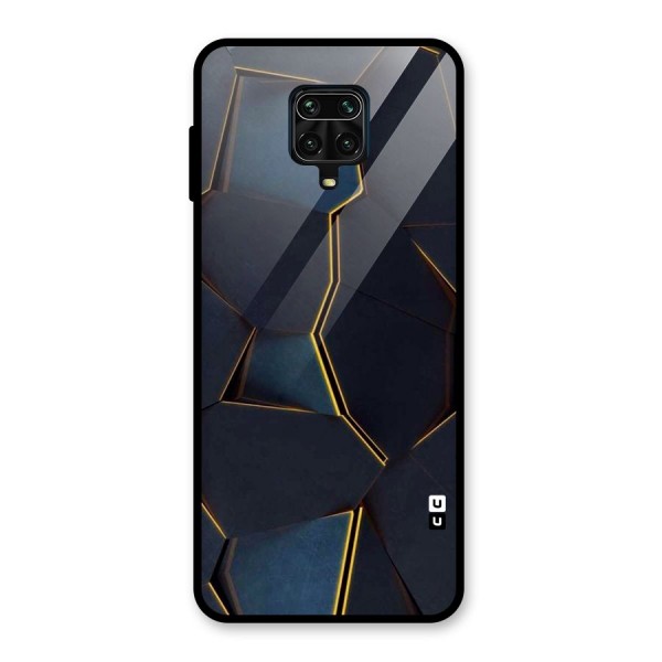 Royal Abstract Glass Back Case for Redmi Note 9 Pro