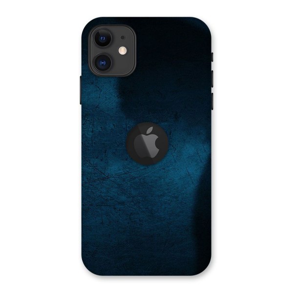 Royal Blue Back Case for iPhone 11 Logo Cut