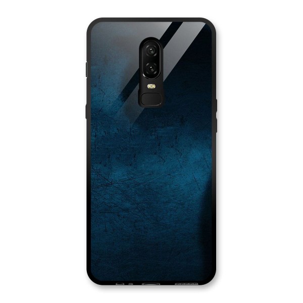Royal Blue Glass Back Case for OnePlus 6