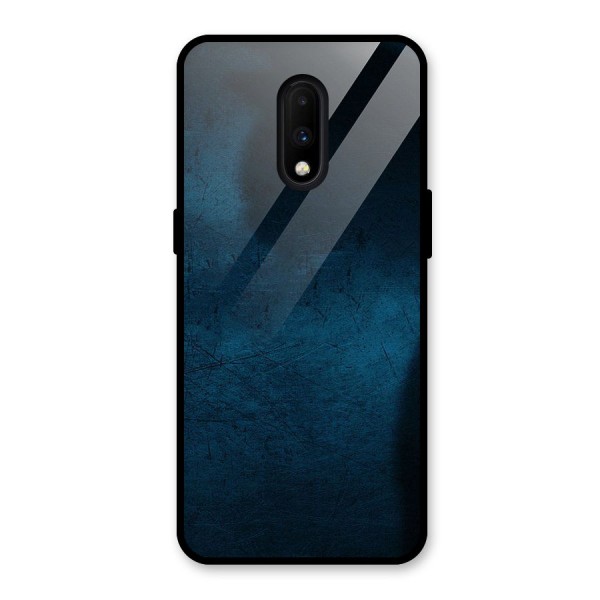 Royal Blue Glass Back Case for OnePlus 7