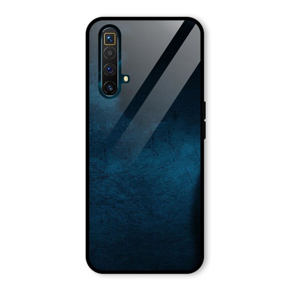 Royal Blue Glass Back Case for Realme X3