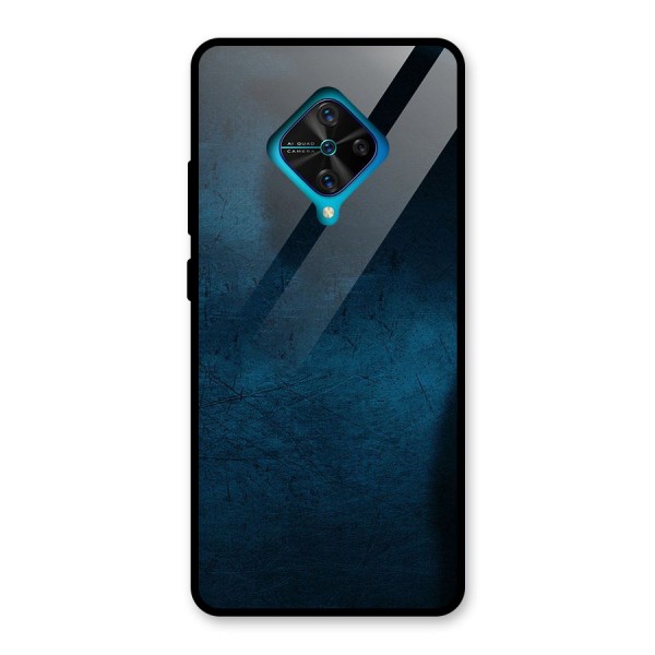 Royal Blue Glass Back Case for Vivo S1 Pro