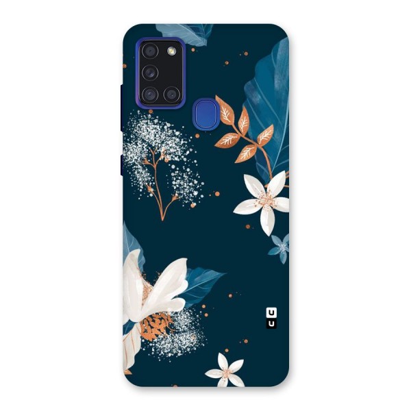 Royal Floral Back Case for Galaxy A21s