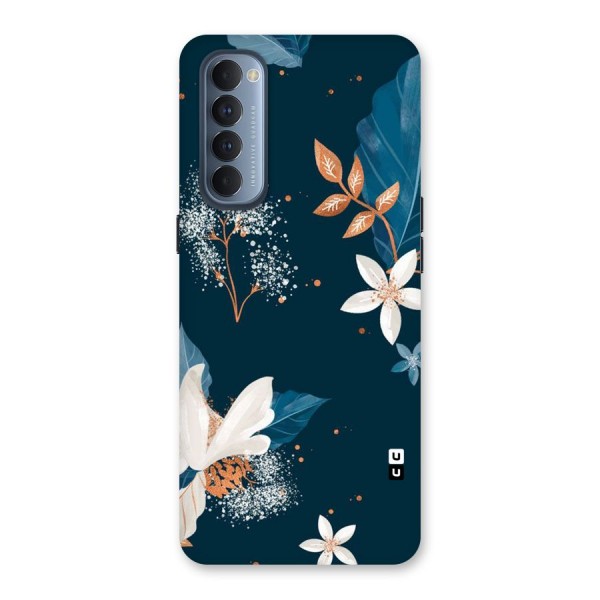 Royal Floral Back Case for Reno4 Pro