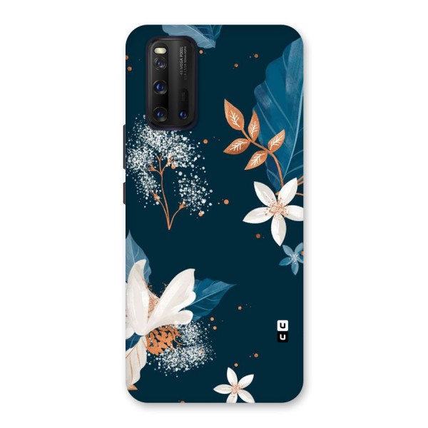 Royal Floral Back Case for Vivo iQOO 3