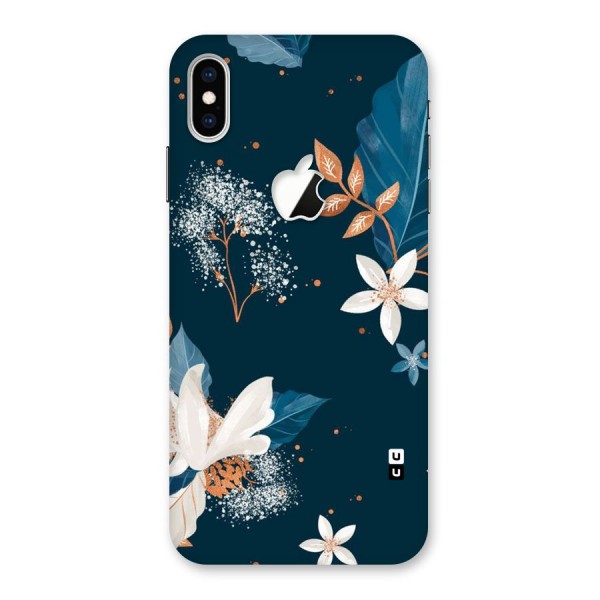 Royal Floral Back Case for iPhone XS Max Apple Cut