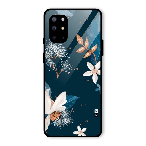Royal Floral Glass Back Case for OnePlus 8T