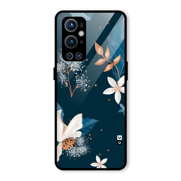 Royal Floral Glass Back Case for OnePlus 9 Pro