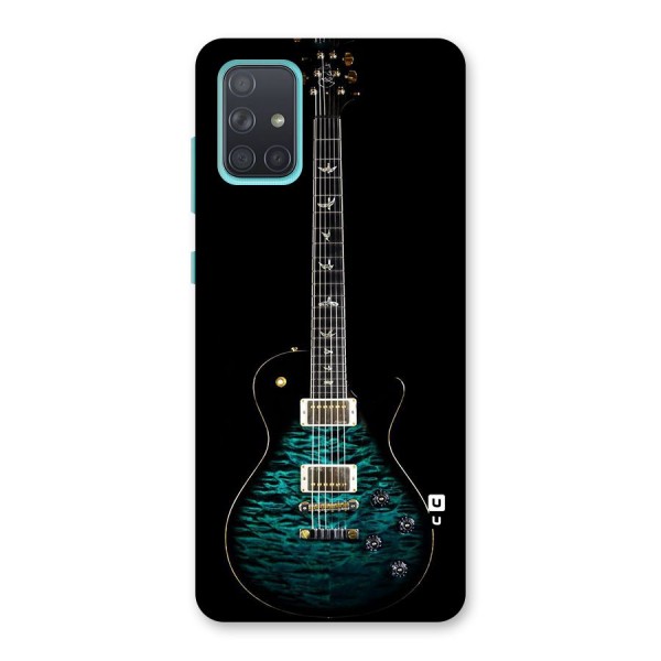 Royal Green Guitar Back Case for Galaxy A71