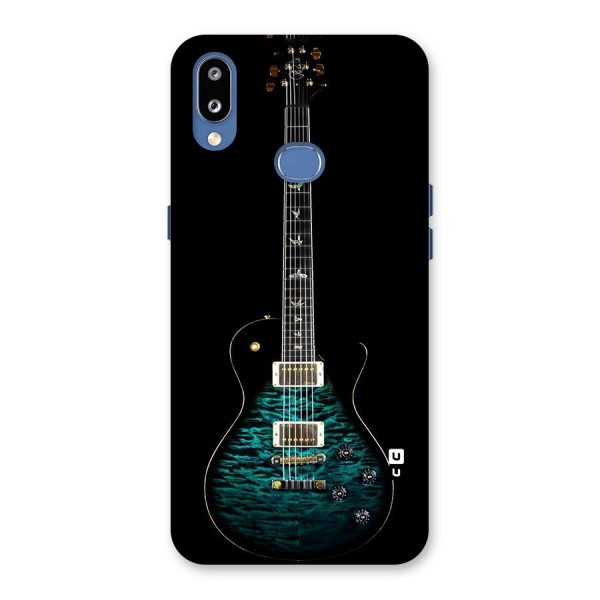 Royal Green Guitar Back Case for Galaxy M01s
