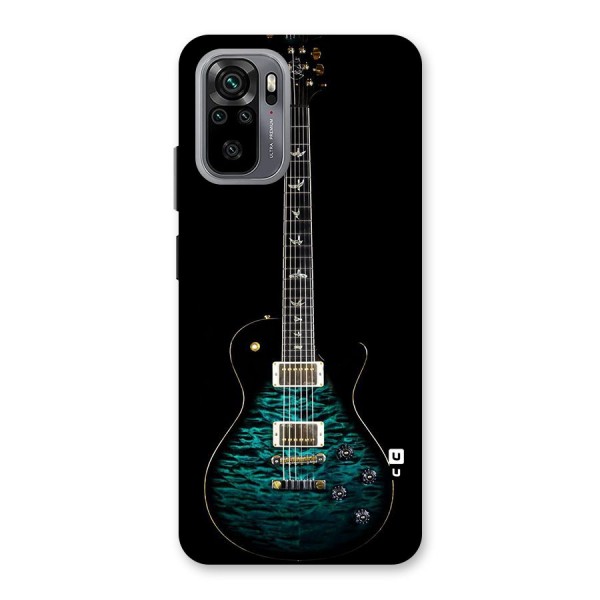 Royal Green Guitar Back Case for Redmi Note 10