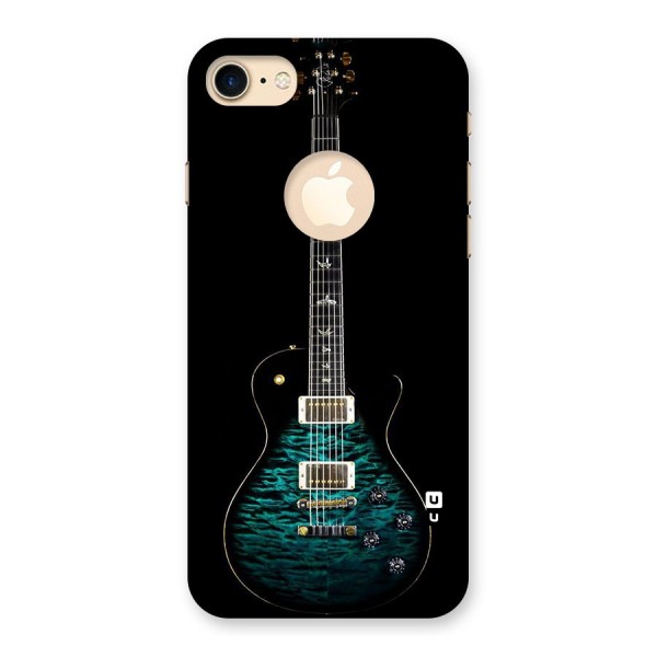 Royal Green Guitar Back Case for iPhone 8 Logo Cut