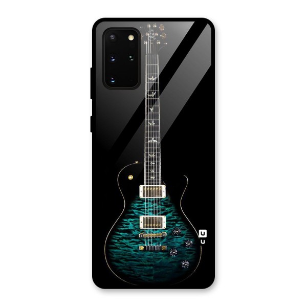 Royal Green Guitar Glass Back Case for Galaxy S20 Plus