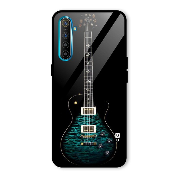 Royal Green Guitar Glass Back Case for Realme XT