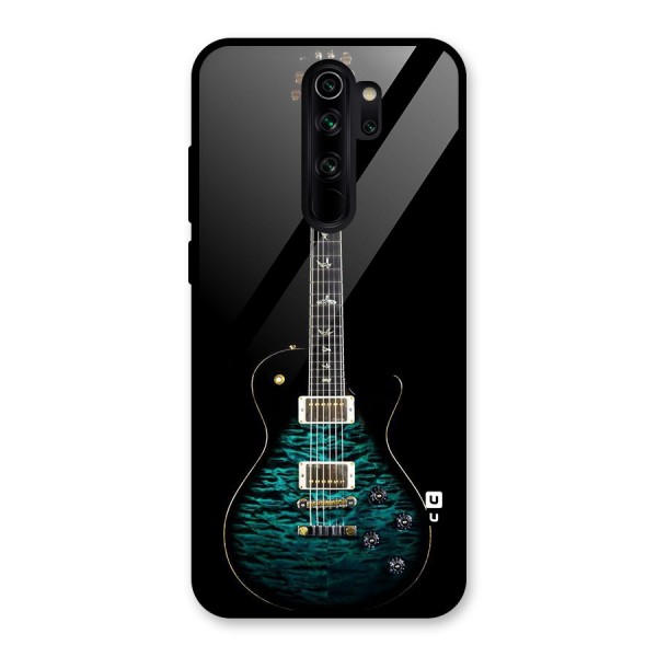 Royal Green Guitar Glass Back Case for Redmi Note 8 Pro