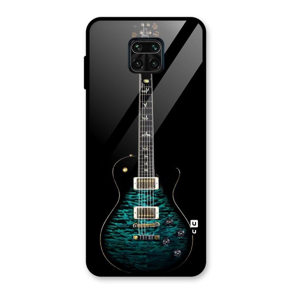 Royal Green Guitar Glass Back Case for Redmi Note 9 Pro Max