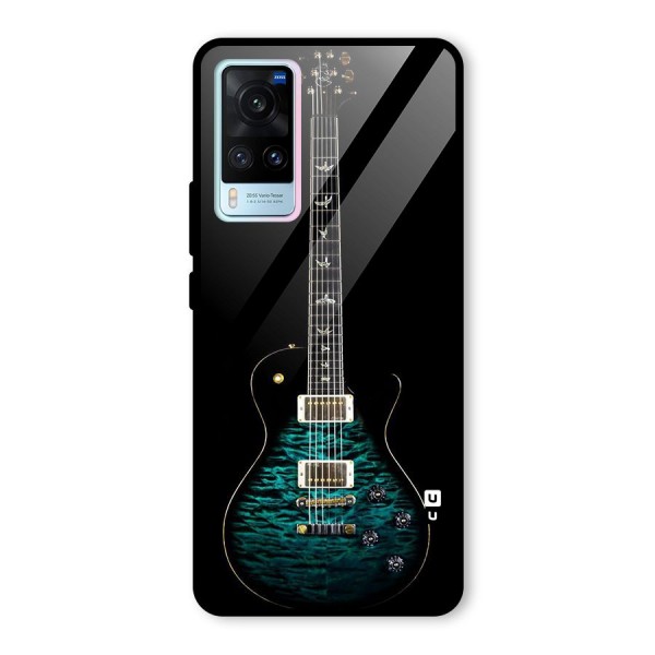 Royal Green Guitar Glass Back Case for Vivo X60
