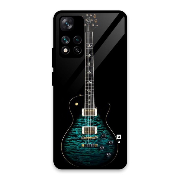 Royal Green Guitar Glass Back Case for Xiaomi 11i HyperCharge 5G