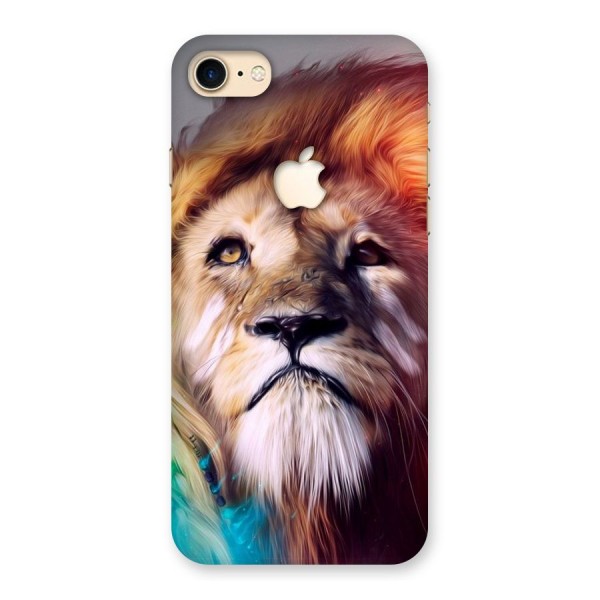 Royal Lion Back Case for iPhone 7 Apple Cut
