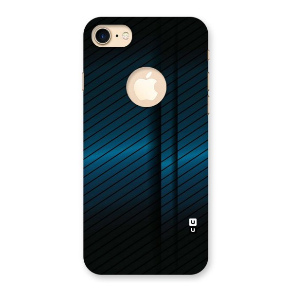 Royal Shade Blue Back Case for iPhone 7 Logo Cut