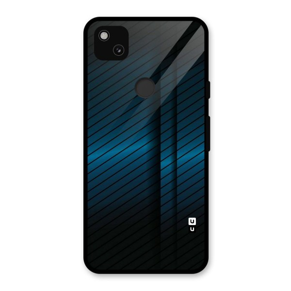 Royal Shade Blue Glass Back Case for Google Pixel 4a