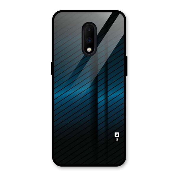 Royal Shade Blue Glass Back Case for OnePlus 7