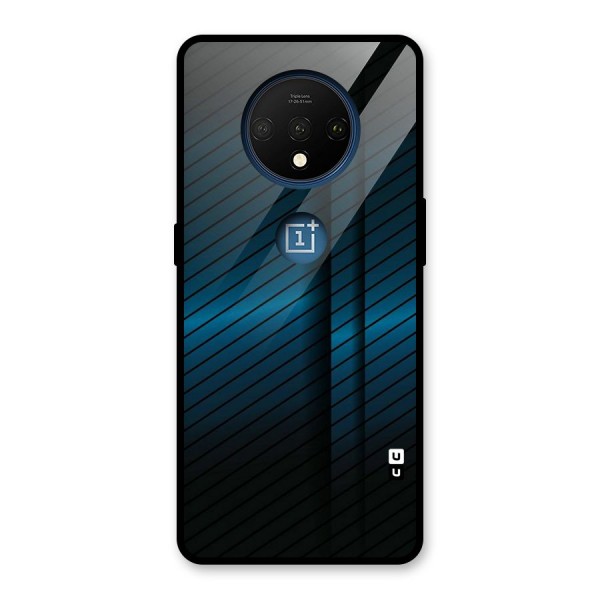 Royal Shade Blue Glass Back Case for OnePlus 7T