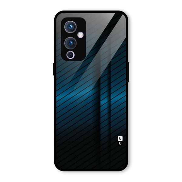 Royal Shade Blue Glass Back Case for OnePlus 9