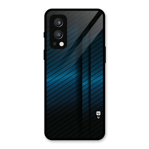 Royal Shade Blue Glass Back Case for OnePlus Nord 2 5G