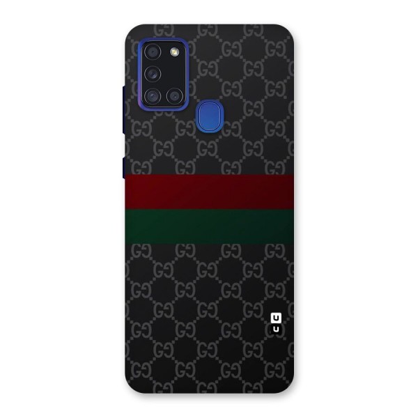 Royal Stripes Design Back Case for Galaxy A21s