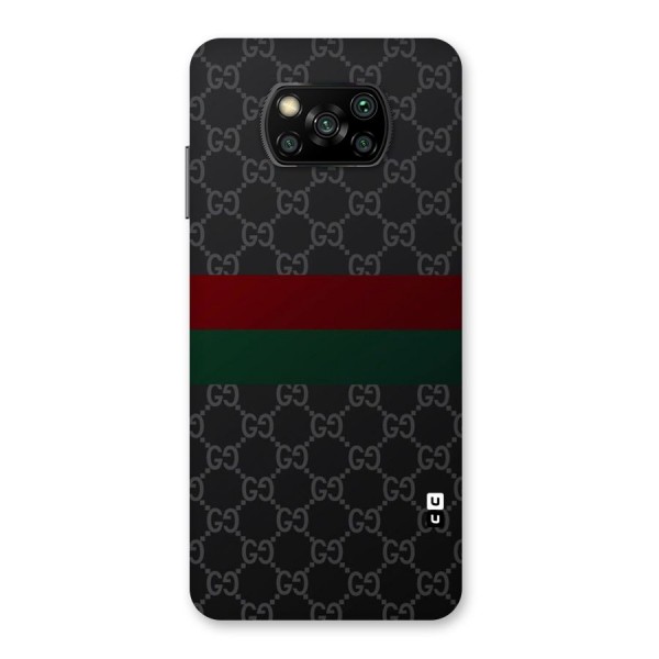 Royal Stripes Design Back Case for Poco X3