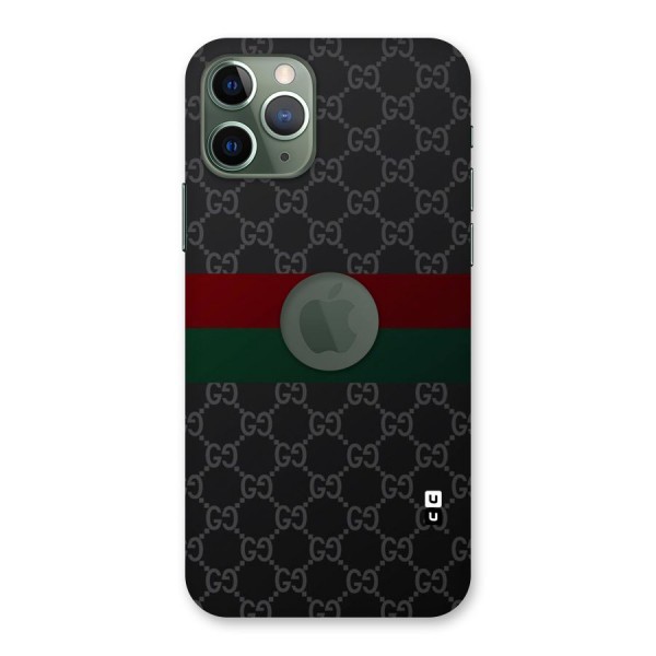 Royal Stripes Design Back Case for iPhone 11 Pro Logo  Cut