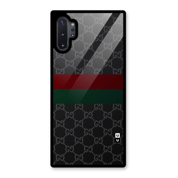 Royal Stripes Design Glass Back Case for Galaxy Note 10 Plus