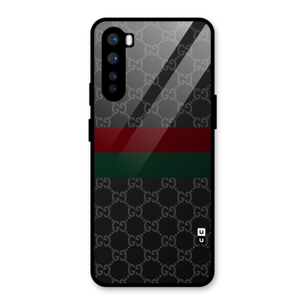 Royal Stripes Design Glass Back Case for OnePlus Nord