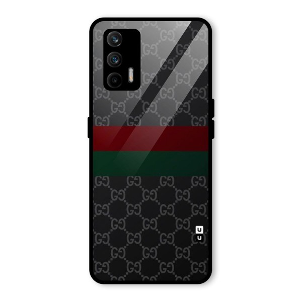 Royal Stripes Design Glass Back Case for Realme GT 5G