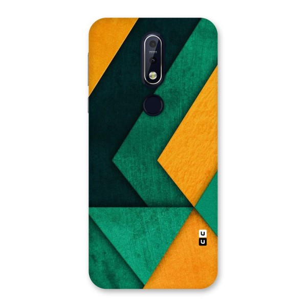 Rugged Abstract Stripes Back Case for Nokia 7.1