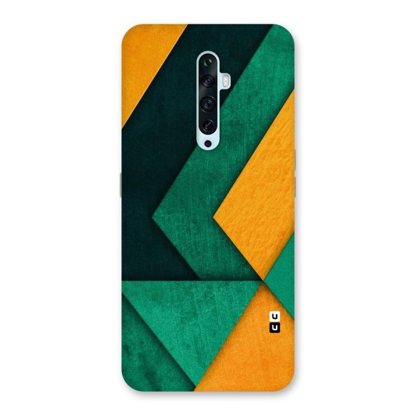 Rugged Abstract Stripes Back Case for Oppo Reno2 F