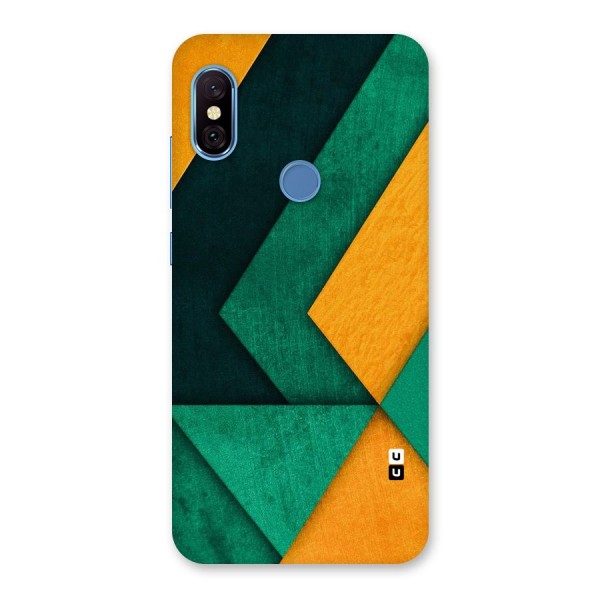Rugged Abstract Stripes Back Case for Redmi Note 6 Pro