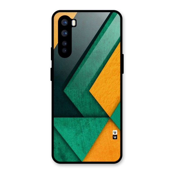 Rugged Abstract Stripes Glass Back Case for OnePlus Nord