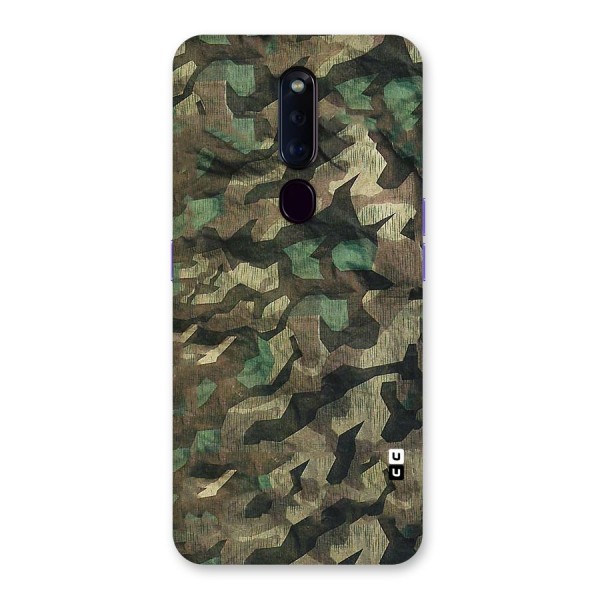 Rugged Army Back Case for Oppo F11 Pro