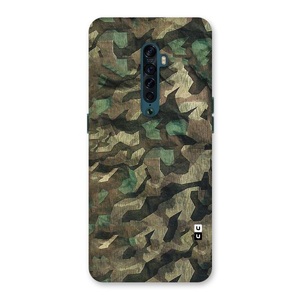 Rugged Army Back Case for Oppo Reno2