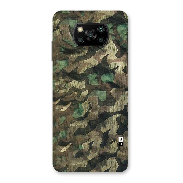 Rugged Army Back Case for Poco X3