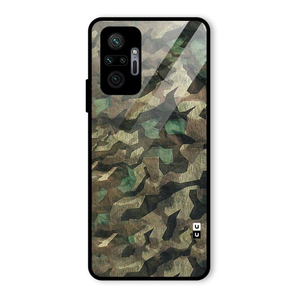 Rugged Army Glass Back Case for Redmi Note 10 Pro